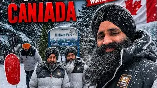 Milliken Park Canada 🇨🇦 Snow fall 