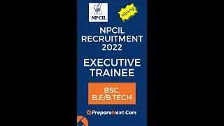 NPCIL Recruitment 2022 | Executive Trainee | Govt Job | Across India