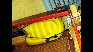Plywood hull gluing: Episode #148: Dinghy airbags/buoyancy bags (Pasja 400 dinghy; RoSSY project).
