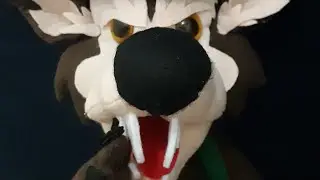 LOBO MAU DE FELTRO 3D - PASSO A PASSO