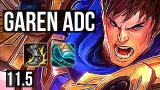 GAREN & Thresh vs YASUO & Rakan (ADC) | 2000+ games, 1.4M mastery, 9/2/2 | BR Diamond | v11.5