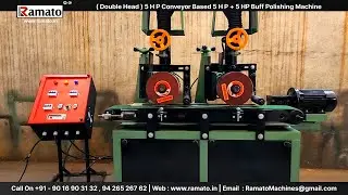 Flat Polishing Machine | Automatic Metal Sanding Belt Rust Removal Buffing Polisher Machinery Rajkot