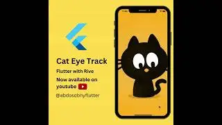 Flutter cat eye track with rive || flutter animations and challenges 