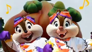 ºoº チップ デール の チデザイル ディズニー ハロウィーン2014ハッピー ハロウィン ハーベスト パレード パンプキンポーズがかわいいチーデー Happy Halloween Harvest