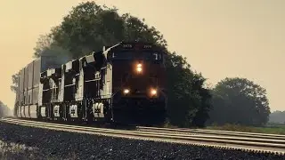 Slow moving BNSF Z train heading west ( Z-WSPPHX )! BNSF Transcon: Emporia sub..6/23/25