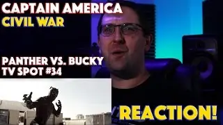 REACTION! Captain America: Civil War - Panther Vs. Bucky & TV Spot #34