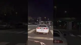 Extreme loud Toyota Supra driving in City! 🔥 | #car