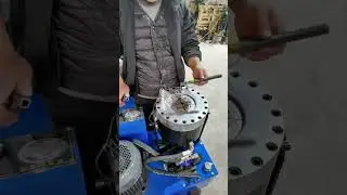 10mm square tube shrinking machine for slip fit