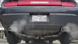 2014 Dodge Challenger with Rallye Redline (V6) Thrush Welded Mufflers