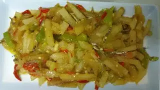 Resep dan cara memasak oseng labu air/blonceng + ikan teri