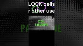 Excel Security - Lock Cells/Lock Sheet in Excel to Protect your Formulas