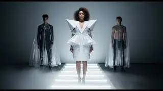 &ldquo;AVANT-GARDE ART Runway &ndash; Walking Sculptures in 3D Paper, Transparent Plastics & Abstract Fashion&rdquo;