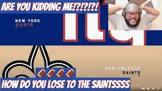 ANGRY GIANTS FAN REACTS TO WEEK 5 LOSS AGAINST SAINTS | NFL WEEK 5 REACTIONS