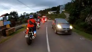 DownHill Kokol Senja Hampir Bergesel Dengan Rider R15