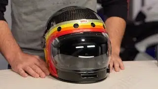 Обзор шлема Bell Bullitt Carbon Chemical Candy на RevZilla.com