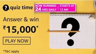Amazon Quiz Of The Day Quiz Answers Today | Win 15000 Amazon Pay Balance | 3 March 2021