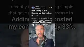 Adding TL;DR boosted my conversions by 33%