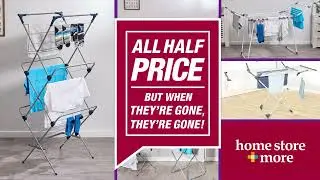 From 01.08. ALL INDOOR CLOTHES AIRERS are ALL HALF PRICE!