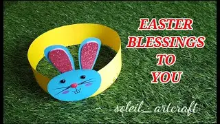 EASTER BUNNY DECORATIONS/EASTER BUNNY HAT/EASTER CARD IDEAS/TOPI PASKAH/TOPI KELINCI/EASTER BUNNY
