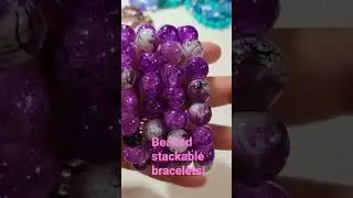New beaded stackable bracelets now in the shop! www.etsy.com/shop/SGarrettDesigns