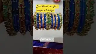 lotusglass bangles designs miku kavali ate dm for order #lotusbangles  #glassbangles   #jmshandworks