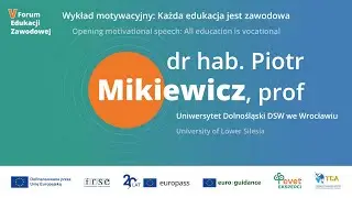 V Forum Edukacji Zawodowej Europass i Euroguidance | Wykład Motywacyjny | 4 grudnia 2025