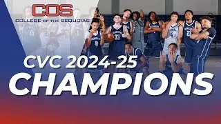 COS Men's Basketball are the 2024-2025 CVC Champions 🏆 | Giants Highlights & Celebration!
