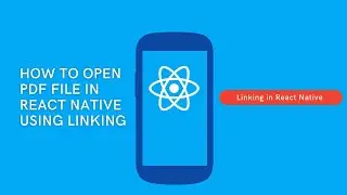 How To open PDF using Linking  | React Native tutorial in English