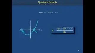 Quadratic formula