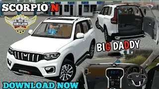 MAHINDRA SCORPIO N DRIVING GAMES BUSSID MOD BUS SIMULATOR INDONESIA ANDROID GAMEPLAY 