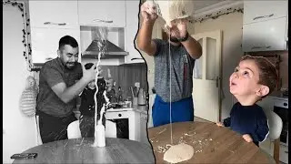 Egemen and I did amazing experiments at home.