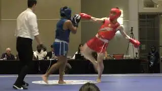 2025 US Junior Wushu Team Trials & Sanda Nationals - Jason Park vs. Chase Dews