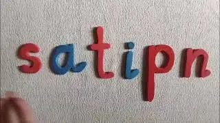 Montessori Movable Letters | Jolly Phonics Group 1 | Reading Before Writing