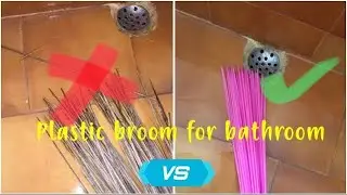 plastic broom for bathroom review | amazon