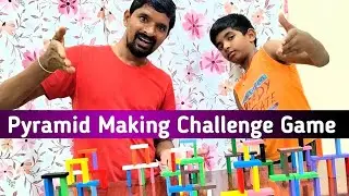 Pyramid Making Challenge Game | Who Win This Game | Maha MiniTV