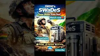 DRDO has developed SWaDeS😱 , Portable Sea Water 💦 Desalination System for Soldiers #drdo #SWaDeS