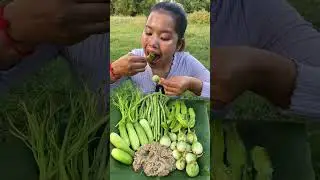 Love fresh vegetables with Prohok sauce #asainfood #mukbang #siscookingtv #food