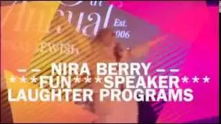 Nira Berry, Speaker, laughing during Corporate Team Building laughter event
