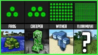 Comparison: Minecraft Mob XP (2022)