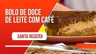 Receita especial de bolo de doce de leite com café