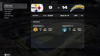 Steelers vs Chargers  Week 10 Madden 26 Simulation