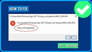 How to Fix Class Not Registered Error in Windows 11/10/8/7