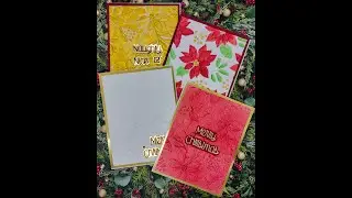 Scenic Poinsettia & Tinsel Time Sentiments by Spellbinders #teamspellbinders #neverstopmaking