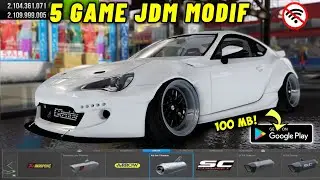 Bebas Bodykit🔥 5 Game Balap Mobil Modifikasi JDM Bebas Modif Sepuasnya Offline 2024