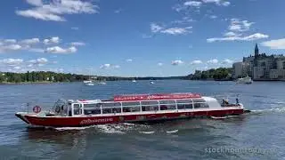 Water sightseeing is great in Stockholm July 2022