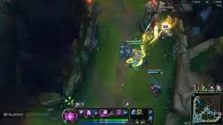 League of Legends GNS 2017 - 2018 VELKOZ vs Twitch&Blitz Sup lane Metakiller 31/1000 Win