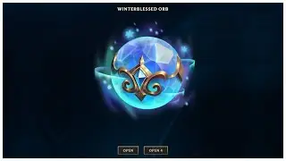 Opening Winterblessed 2022 Event Orbs