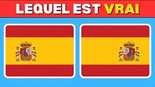 🌍Quiz g&eacute;ographie 🌍  | Lequel est Vrai ? | Drapeaux du Monde | 50 Questions D&eacute;fiant | 123Quizzone