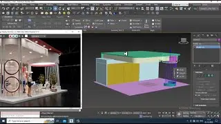 3Dsmax Tutorials, Learn 3D Modeling ,Texturing & Lighting an Exhibition Stall from Scratch in 3dsmax