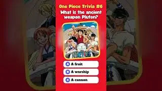 One Piece Trivia Quiz Time! #quiz #world #travel #explore #anime #onepiece #luffy #trivia #shorts